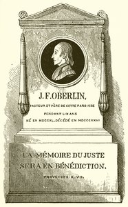 J. F. Oberlinin muistomerkki tekijältä English School
