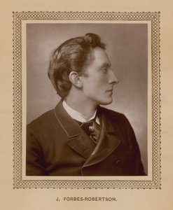J Forbes-Robertson, valokuvasta, joka on otettu erityisesti Theatrea varten tekijältä English School