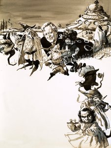 J. R. R. Tolkien ja Taru sormusten herrasta -hahmot tekijältä English School