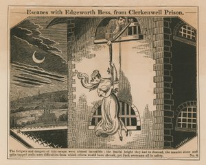 Jack Sheppard pakenee Edgeworth Bessin kanssa Clerkenwellin vankilasta tekijältä English School