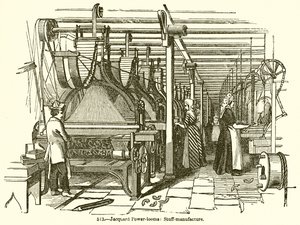 Jacquard Power-Looms: tavaran valmistus tekijältä English School