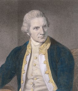 James Cook (1728-79) vuonna 1833 julkaistusta "Gallery of Portraits" -teoksesta (kaiverrus) (myöhempi väritys).
