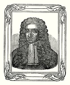 James II syntyi vuonna 1633, kruunattiin vuonna 1685 ja kuoli vuonna 1701 (kaiverrus) tekijältä English School