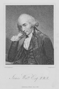 James Watt, skotlantilainen insinööri ja keksijä (kaiverrus) tekijältä English School