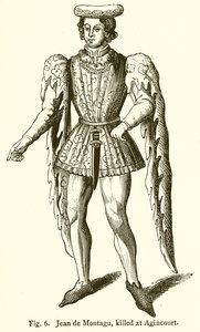 Jean de Montagu, tapettu Agincourtissa tekijältä English School