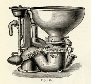Jennings parantaa Bramah-venttiilikaappia, 1870 tekijältä English School