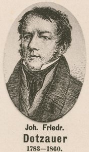 Johann Friedrich Dotzauer (syväpaino) tekijältä English School
