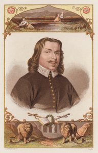 John Bunyan, muotokuva (värikaiverrus) tekijältä English School
