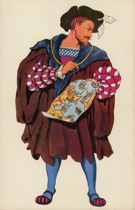 John Cabot (väri litho) tekijältä English School