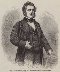 John Orrell Lever, Esquire, kansanedustaja, Galwayn kaupunginosa (kaiverrus) tekijältä English School