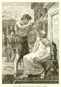 Julius Caesar kieltäytyi Antonyn tarjoamasta kruunusta tekijältä English School