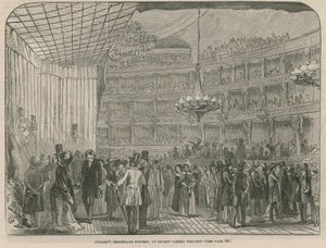 Juliens Promenade -konsertti Covent Garden -teatterissa tekijältä English School