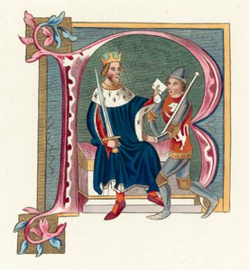 Kuningas Edward II (värikaiverrus) tekijältä English School
