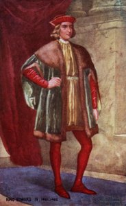 Kuningas Edward IV (väri litho) tekijältä English School