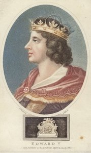 Englannin kuningas Edward V (värikaiverrus) tekijältä English School