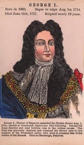 King George I (värikaiverrus) tekijältä English School