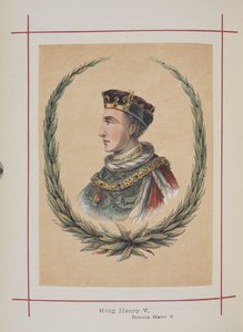 Kuningas Henrik V, kuvitus Henry Tyrrellin Englannin historiasta nuorille tekijältä English School