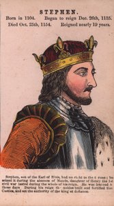 King Stephen (värillinen kaiverrus) tekijältä English School