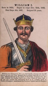 King William I (värillinen kaiverrus) tekijältä English School