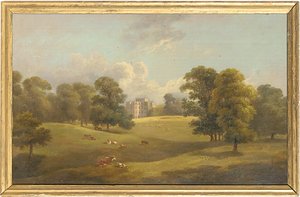 Kings Weston hirvipuistosta, 1800-luvun alku tekijältä English School