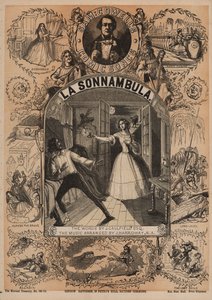 La Sonnambula, yksi Sam Cowellin sarjakuvista (värilitho) tekijältä English School