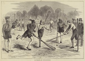 Lacrosse Hurlinghamissa (kaiverrus) tekijältä English School