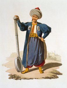 Kauhankantaja, 1818 (värillinen akvatinta) tekijältä English School