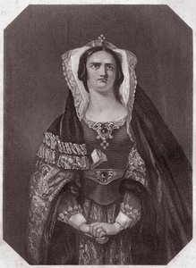 Lady Macbeth (Macbeth) - "" Shakespearen naisten galleriassa, kokoelma neljäkymmentäviisi vakavaa muotokuvaa varhaisilta Lontoon taiteilijoilta, rikastettuna kriittisillä ja kirjallisilla huomautuksilla"" noin 1838 - Shakespearen naisten galleriasta, neljä tekijältä English School