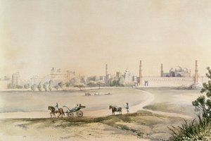 Lahore vanhalta kilparadalta, elokuvasta "Ladyn itämaiset luonnokset Punjabissa" tekijältä English School