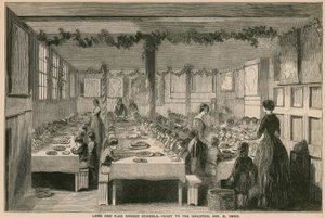 Lamb and Flag Ragged School, juhla lapsille, 3. tammikuuta 1850 tekijältä English School