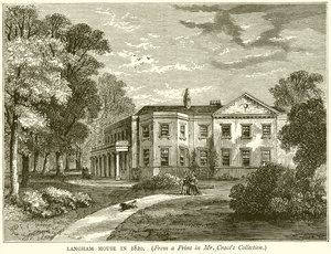 Langham House vuonna 1820