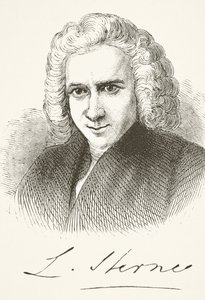 Laurence Sterne, William Hickman Smith Aubreyn (1858-1916) teoksesta The National and Domestic History of England, julkaistu Lontoossa, noin 1890 tekijältä English School