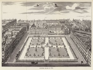 Leicester Square vuonna 1700 tekijältä English School