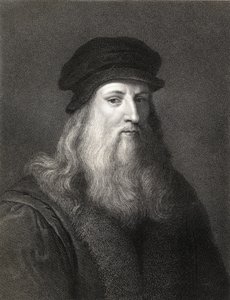Leonardo da Vinci (1452-1519) kaiverrus) tekijältä English School