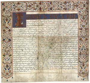 Kirje sulttaani Osman Hanille kuningas James VI & I:ltä tekijältä English School