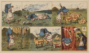 Little Bo-Peep (väri litho) tekijältä English School
