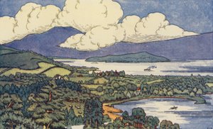 Loch Lomond (väri litho) tekijältä English School
