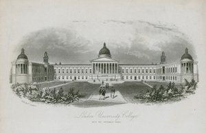 London University College, suunnitelluilla siivillä tekijältä English School