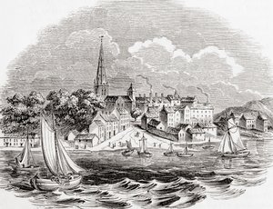 Londonderry, Pohjois-Irlanti, Vanhasta Englannista: A Pictorial Museum, pub. 1847 tekijältä English School