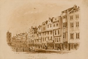 Long Lane, West Smithfield, 1840 (wc paperilla) tekijältä English School