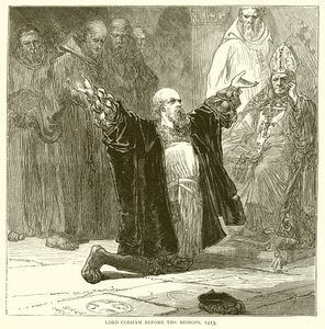 Lord Cobham piispojen edessä, 1413 tekijältä English School