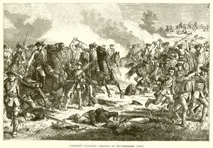 Loudons Cavalry hyökkää Kunersdorfissa