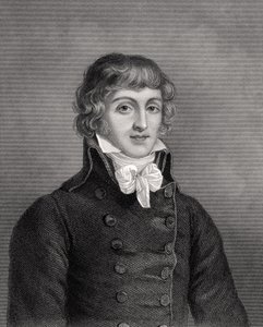 Louis Antonie Leon de Saint-Just, kaiverrus W.H. Mote, kuvitus Lontoossa 1843 julkaistusta Historical Sketches of Statemen -julkaisusta tekijältä English School