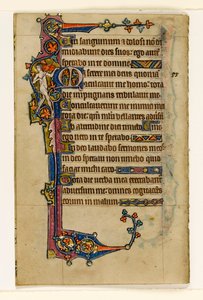 MS 1-2005, fol. 80v: Alaston muusikko, marginaalinen koristelu Macclesfield Psalterista, Use of Sarum, East Anglia, n. 1330 tekijältä English School