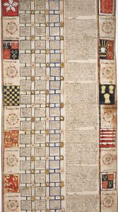 MS Lewis E 201, osa 3, Chronicle of the History of the World Creation to Woden, Edvard IV:n sukututkimus, n. 1461 tekijältä English School