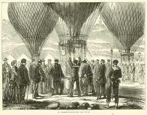 M Gambetta aloittaa kiertueet marraskuussa 1870 tekijältä English School