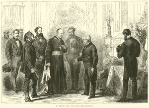 M Thiers ja diplomaattikunta, maaliskuu 1871 tekijältä English School