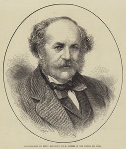 Kenraalimajuri Sir Henry Rawlinson, KCB, Intian neuvoston jäsen (kaiverrus) tekijältä English School