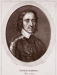 Kenraalimajuri Thomas Harrison, N.H. Jacobin nimi, de Langlumen kaiverrus tekijältä English School