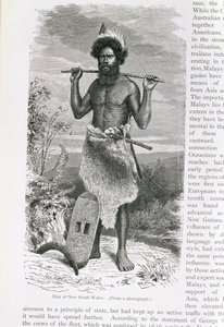 Man of New South Wales, "The History of Mankind", osa 1, prof. Friedrich Ratzel, 1896 tekijältä English School